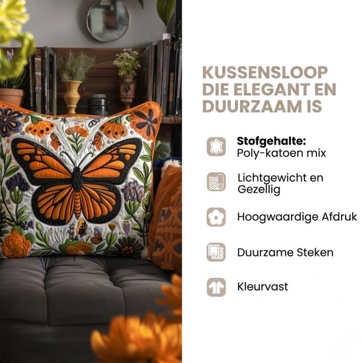 Rustic Paws - Handgemaakte Kussensloop