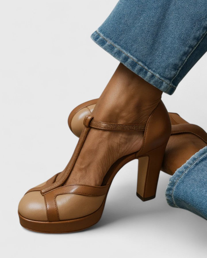Maëlyne - Retro elegante pumps met ergonomische ondersteuning