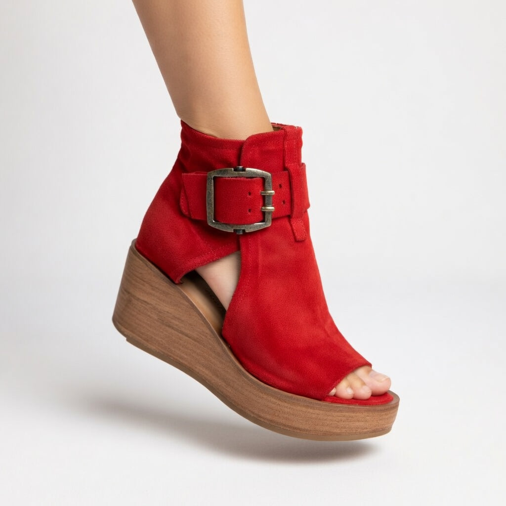 Orélisse - Geopende sleehak boots in moderne stijl