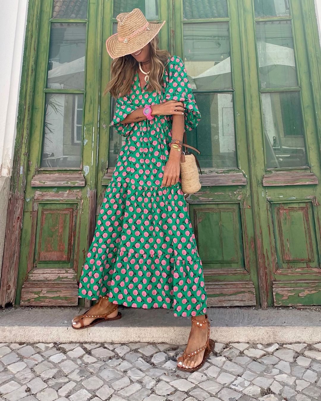 Fleur - Bohemian Maxi Jurk