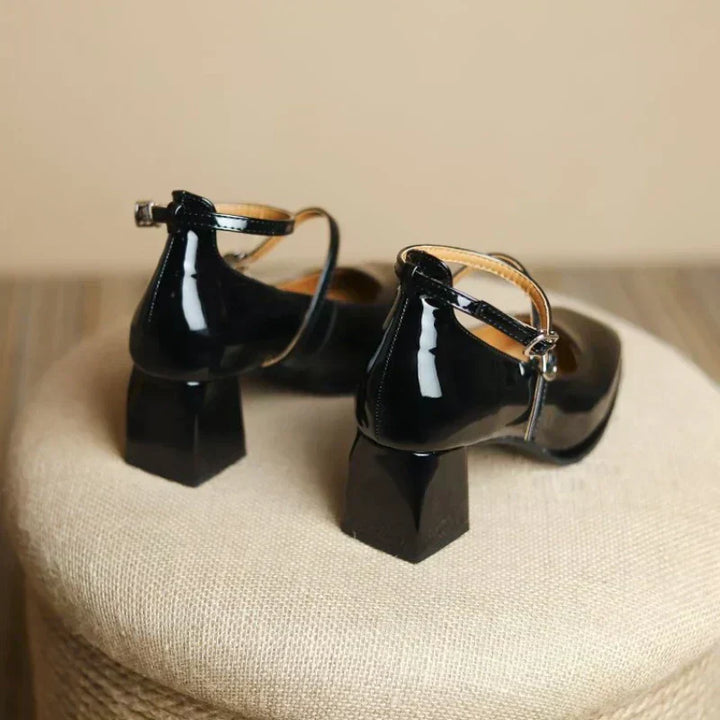 Eva - Orthopedische pumps met enkelbandje