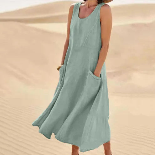 Chloe - Maxi Jurk Natuurlijke Comfort