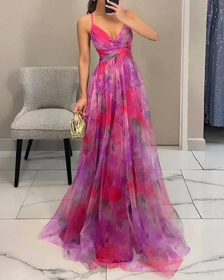 Harper - Maxi Jurk Elegante Bloemen