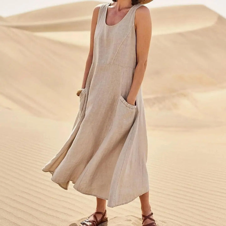 Chloe - Maxi Jurk Natuurlijke Comfort