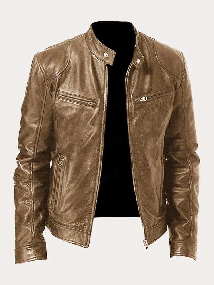 Armand - Leren Café Racer Jas