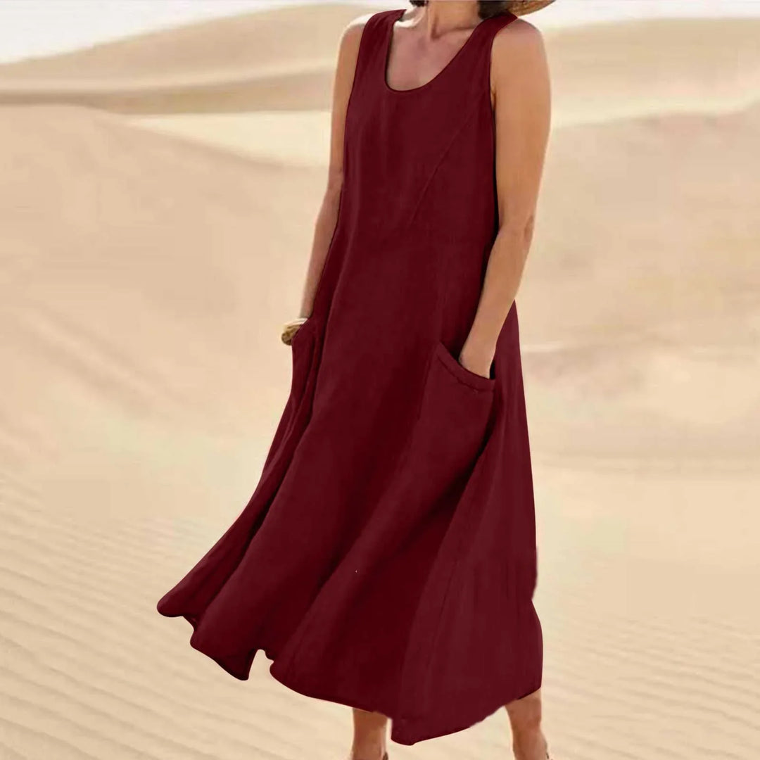 Chloe - Maxi Jurk Natuurlijke Comfort