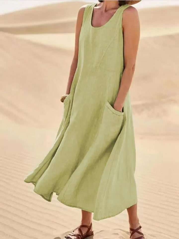 Chloe - Maxi Jurk Natuurlijke Comfort