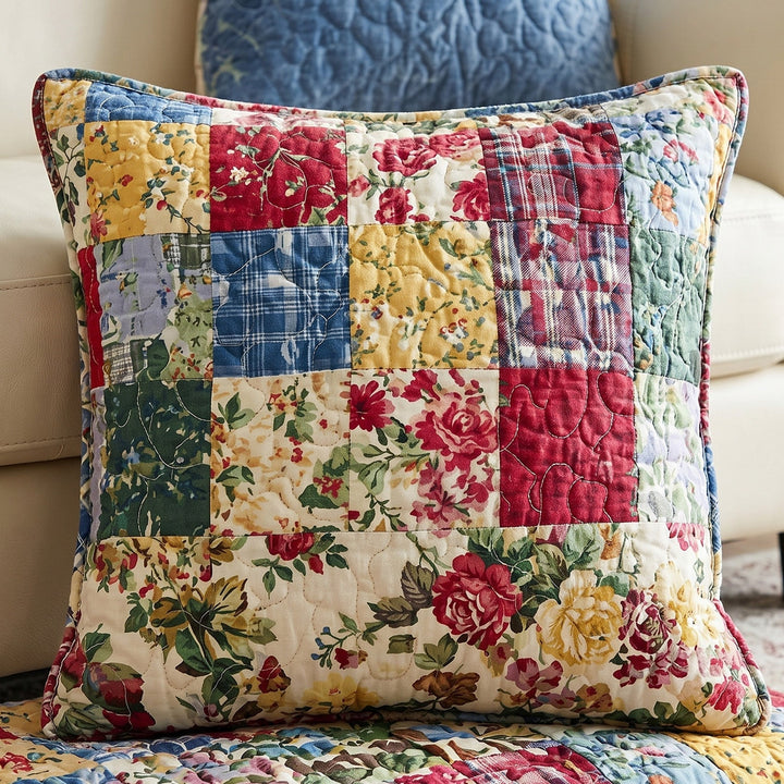 Vintage Patchwork - Handgemaakte Kussenhoes