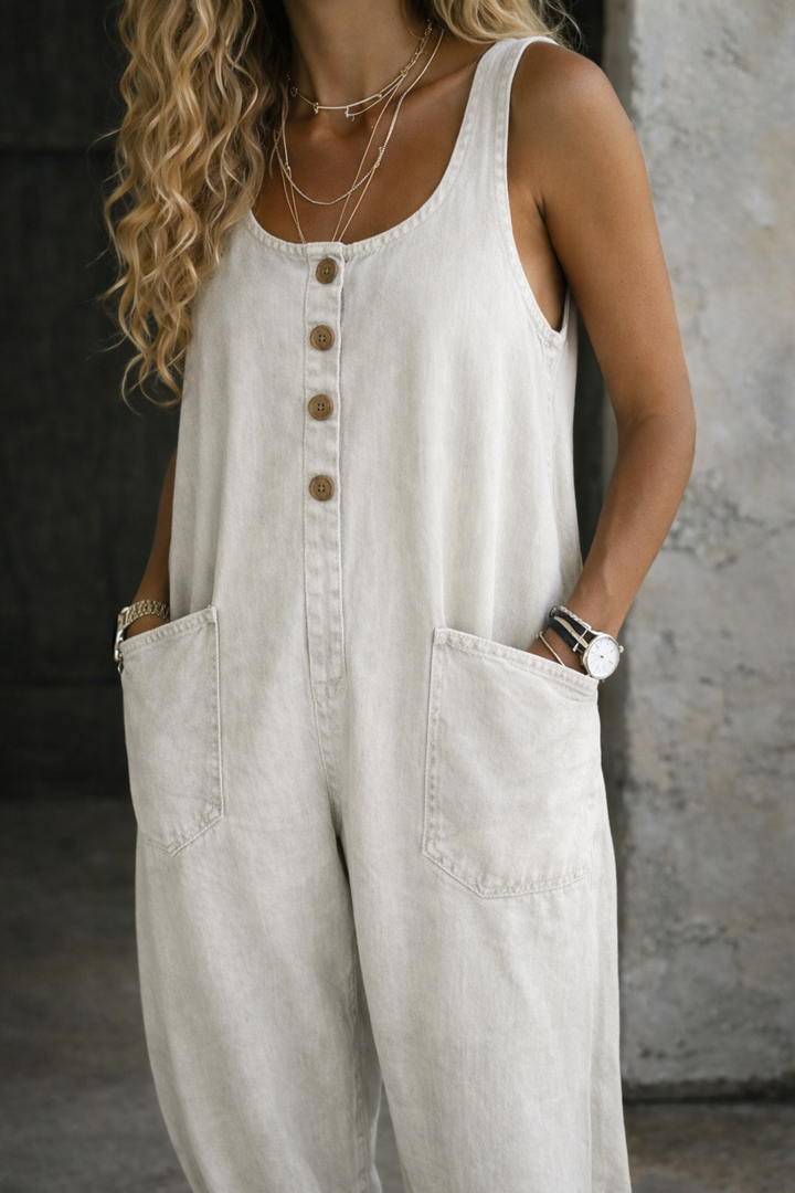 Willy - Vintage Gewassen Denim Overalls