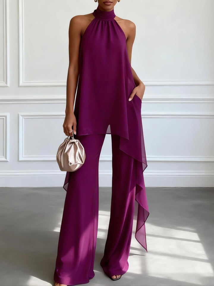 Viola - Elegante Halterset met Broek