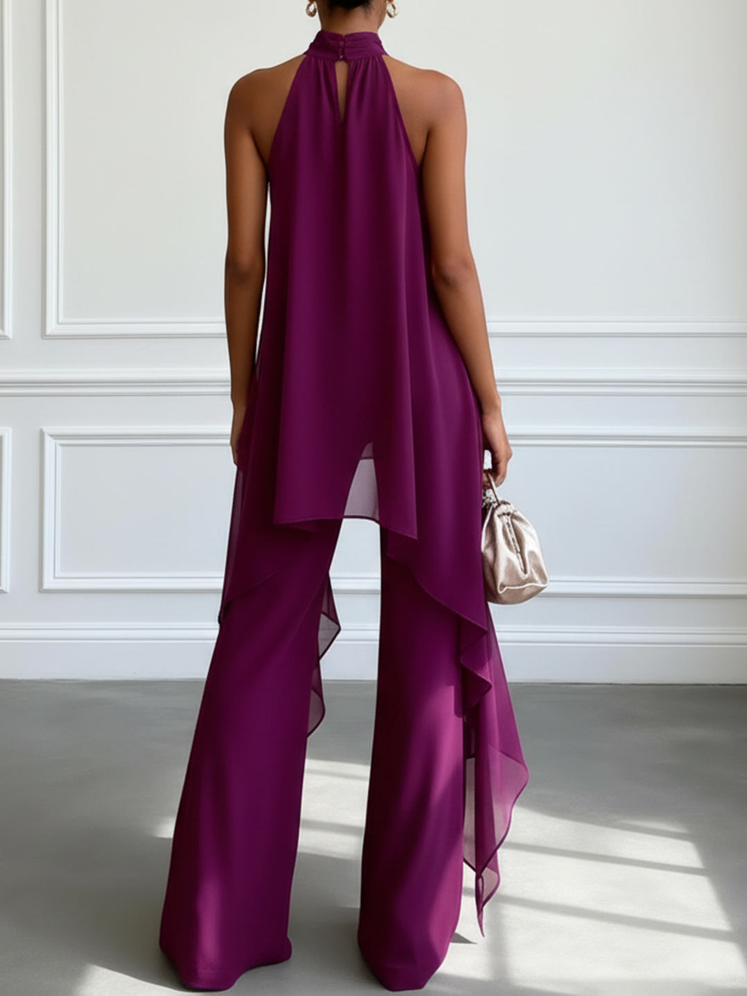 Viola - Elegante Halterset met Broek