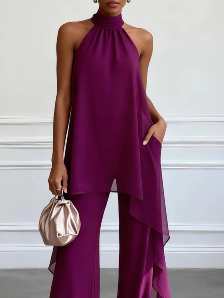 Viola - Elegante Halterset met Broek