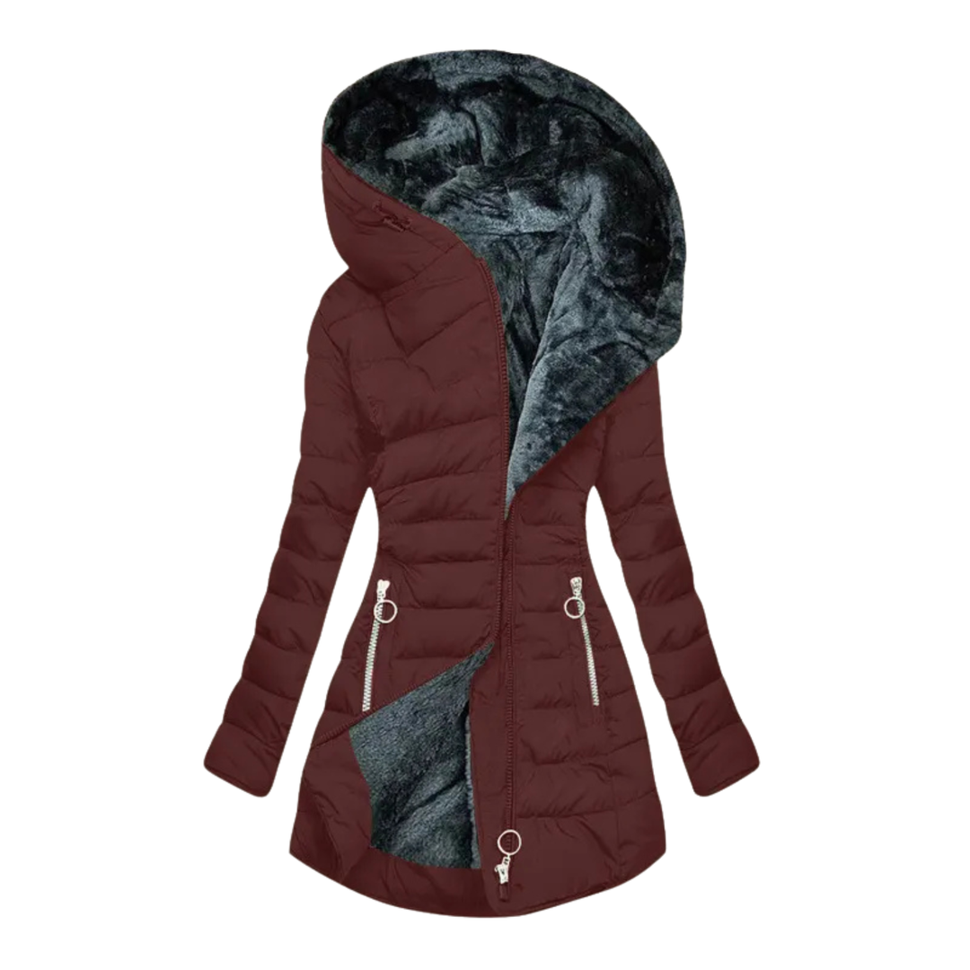 Giulia - Lange Winterjas met Warmtebescherming en Elegante Dagelijkse Stijl