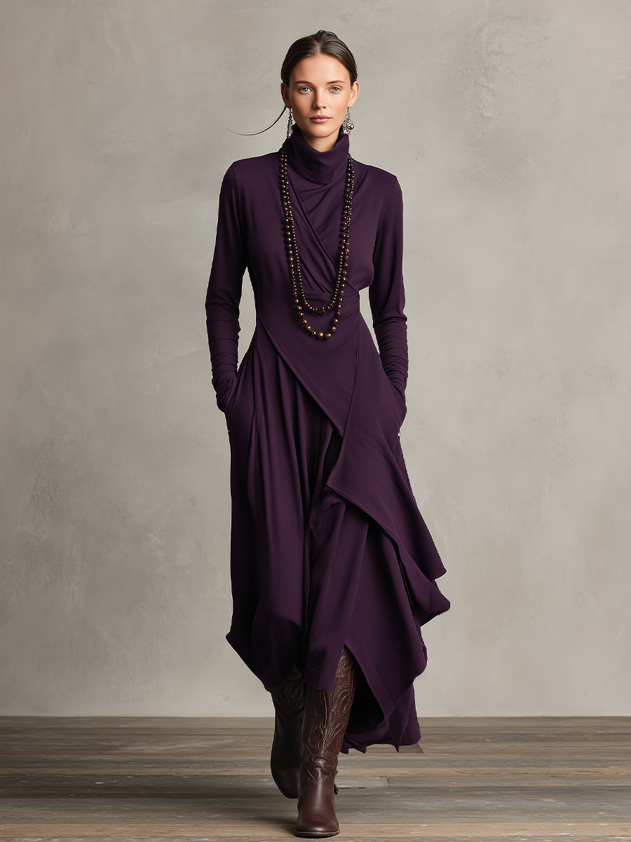 Natalie - Elegante Draped Jurk