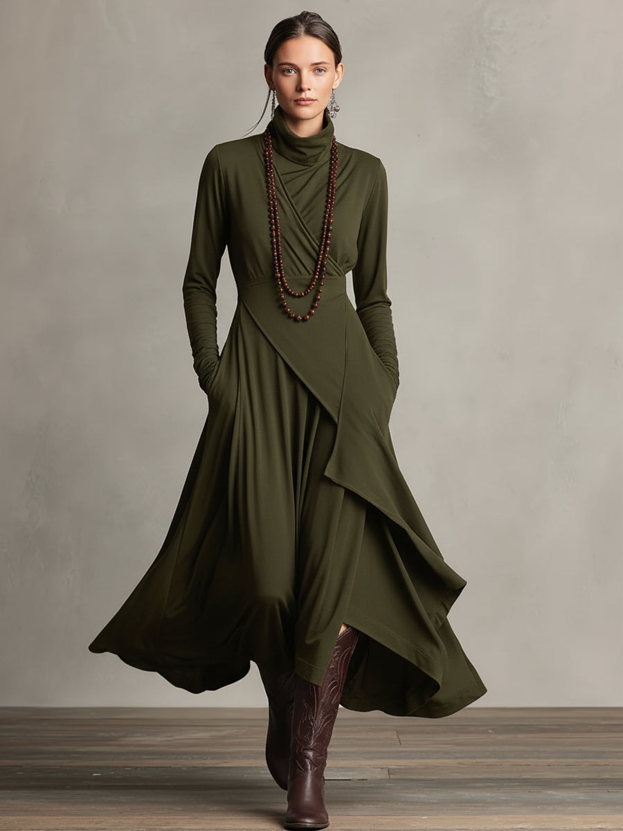 Natalie - Elegante Draped Jurk
