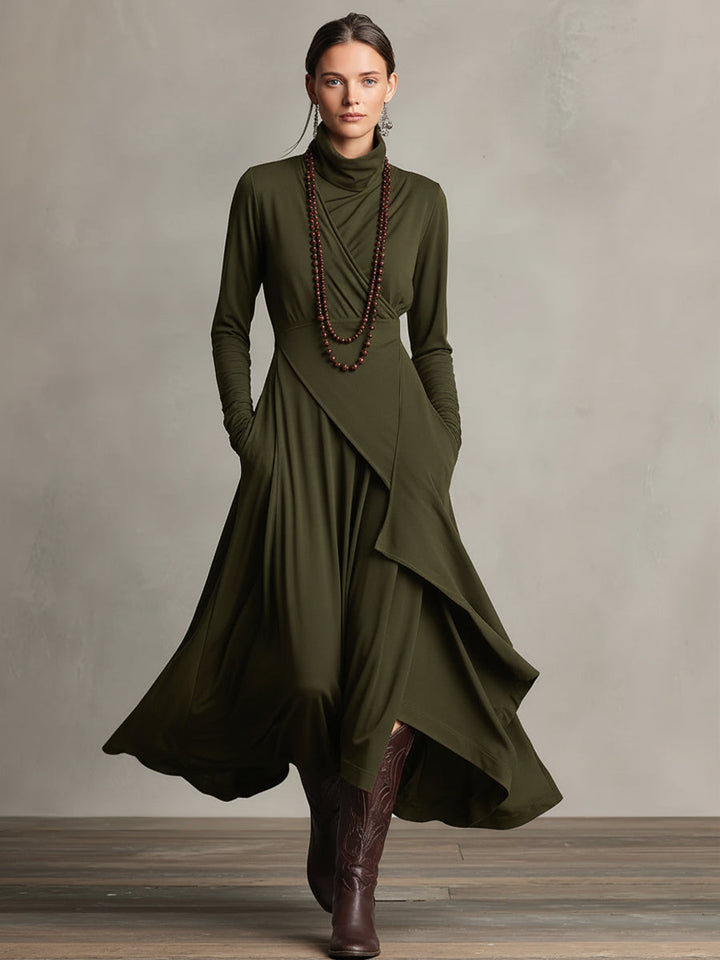 Natalie - Elegante Draped Jurk