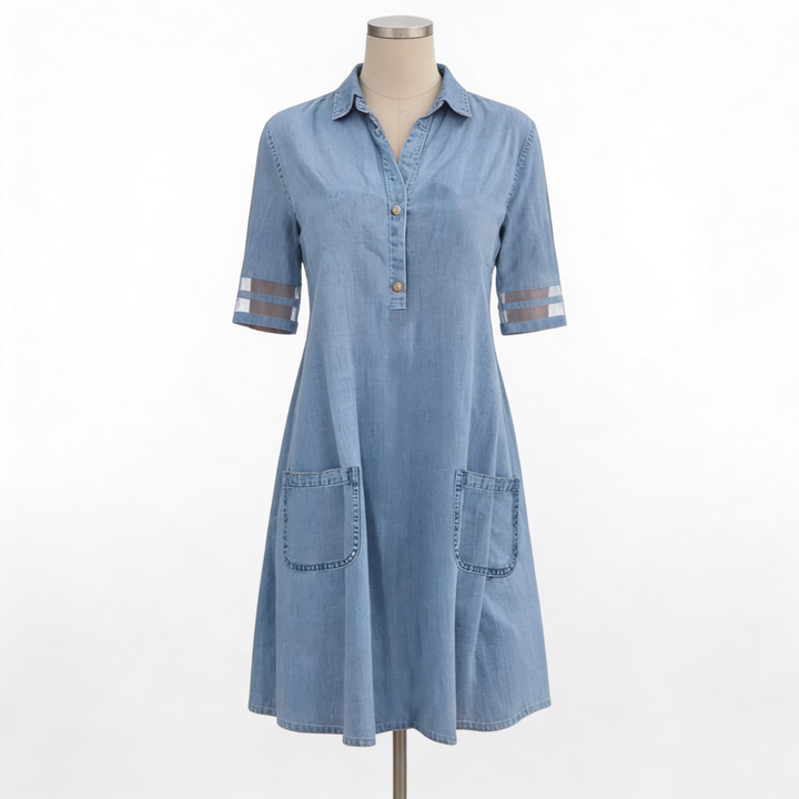Serena - Denim Chemisier Jurk