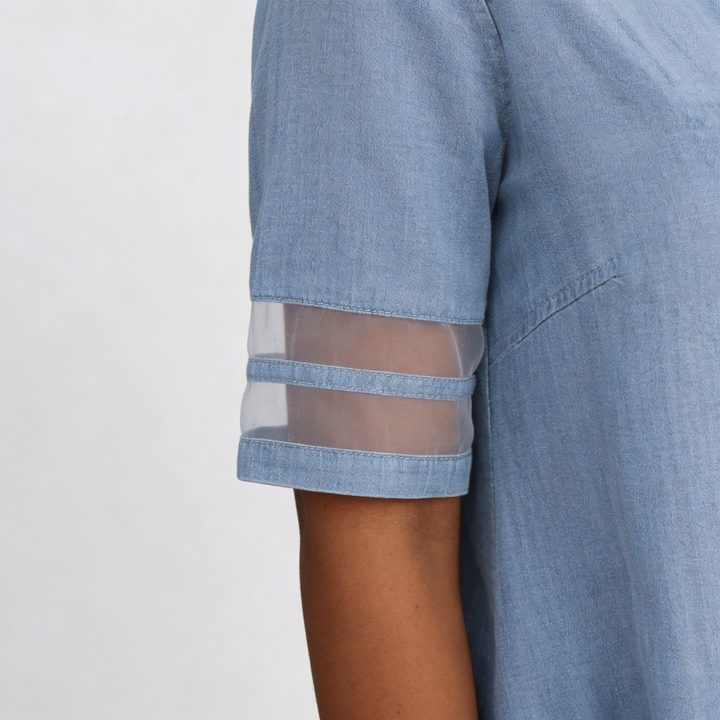 Serena - Denim Chemisier Jurk
