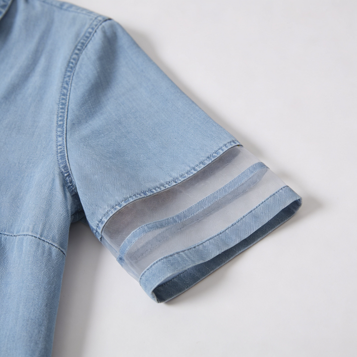 Serena - Denim Chemisier Jurk