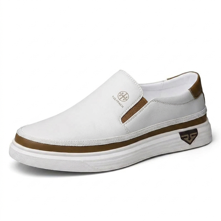 TORINO – Heren Slip-On Sneakers van Leer