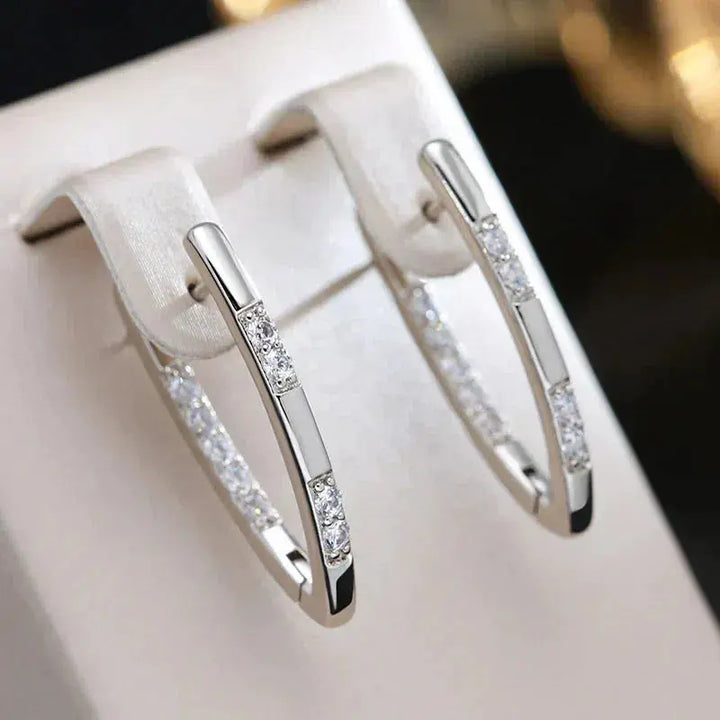 Geavanceerde oorbellen met zirconia stenen