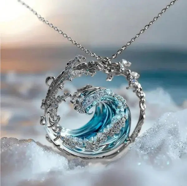 Collier met hanger “Belofte van de Oceaan”