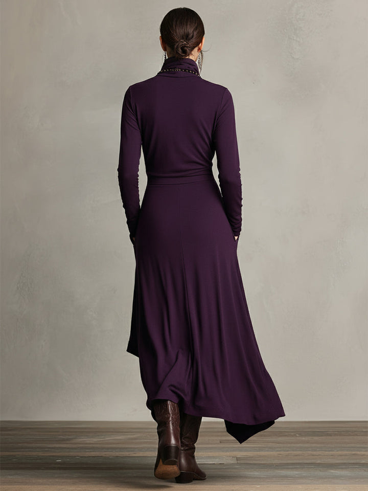 Natalie - Elegante Draped Jurk