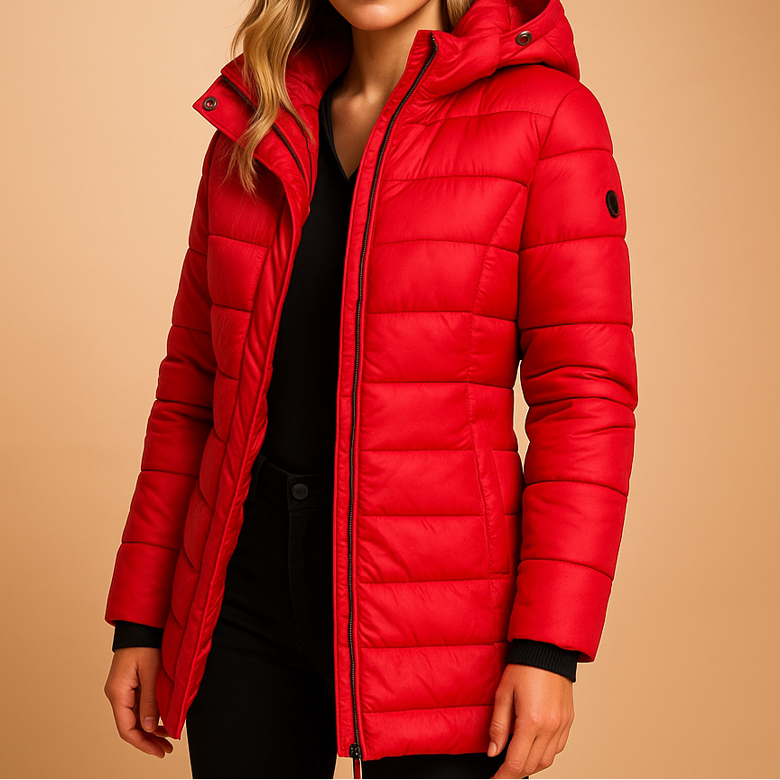 ELIN Dames Winterjas - Verzorgde Look en Comfortabele Warmte