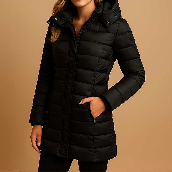 ELIN Dames Winterjas - Verzorgde Look en Comfortabele Warmte