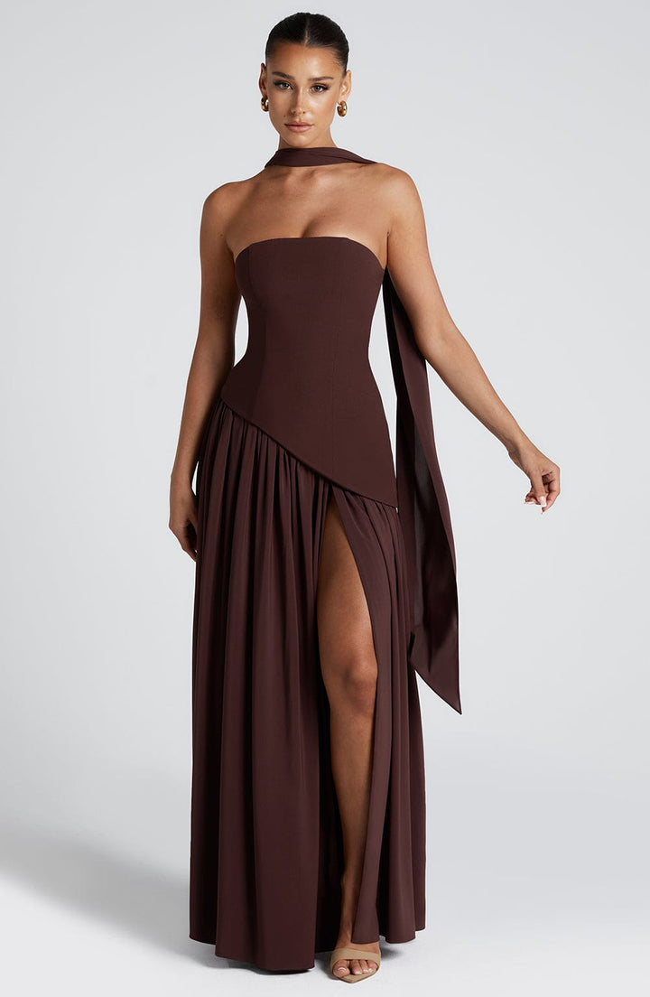 ISABEL - ELEGANTE MAXI JURK