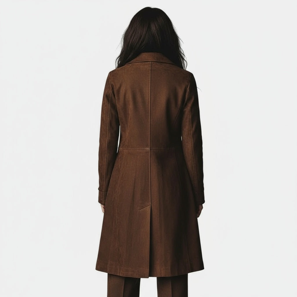 ESMÉE™ - Lange Jas met Tijdloze Elegantie en Comfort voor Dag en Stad