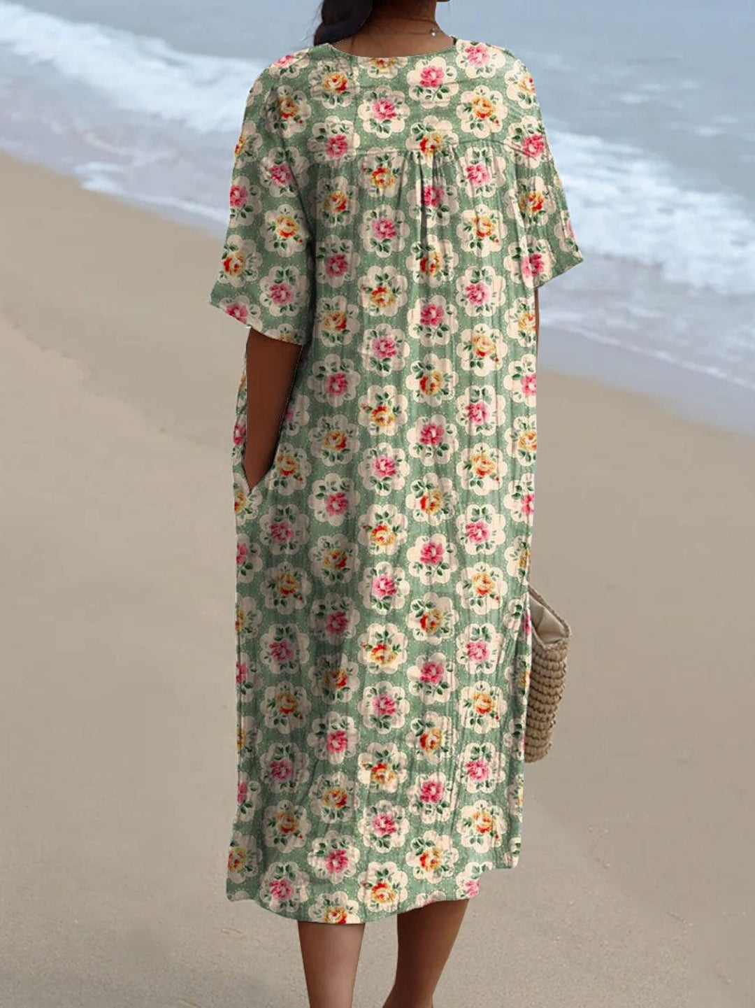 Femke™ - Vintage Bloemenjurk