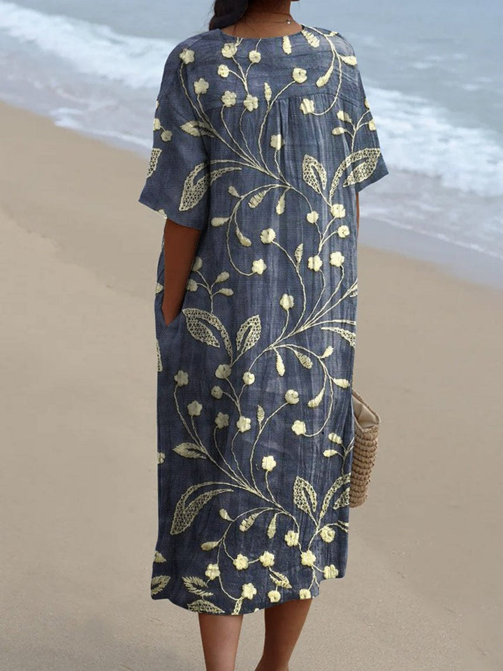 Lieke - Vintage Bloemenjurk  becomes  Lieke Vintage Bloemenjurk