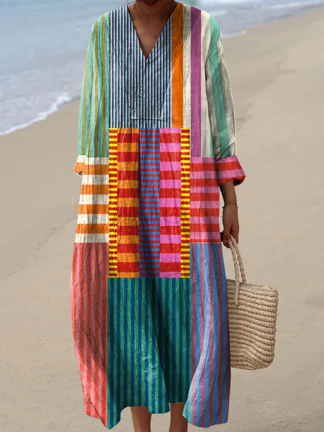 Lobke™ Vintage Kleur - Jurk